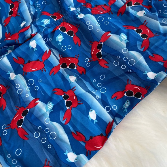 3/$25 *NWT* Boys 4T Swim Trunks with Lobsters - Picture 2 of 5